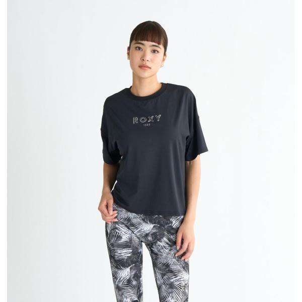 （21日-23日はボーナスストア+5%）OUTLET  ROXY ロキシー フィットネス TREAUSRE YOURSELF Tシャツ