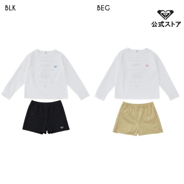 （18日-19日はボーナスストア+5%）SALE ROXY ロキシー キッズ BRIGHT RIDE ラッシュガード サーフィン 海水浴 夏 水泳 ビーチウェア