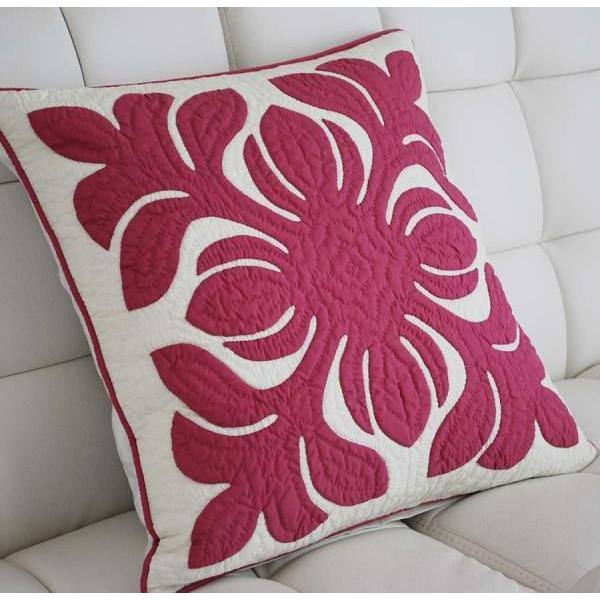 プアケニケニ ローズピンク のクッションカバー しつけ済みハワイアンキルト 制作キット パッチワーク Buyee Buyee 日本の通販商品 オークションの代理入札 代理購入