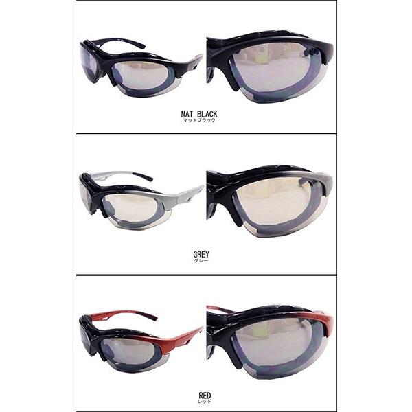シャープ ゴーグル サングラス キャッツアイ バイク用 自転車 