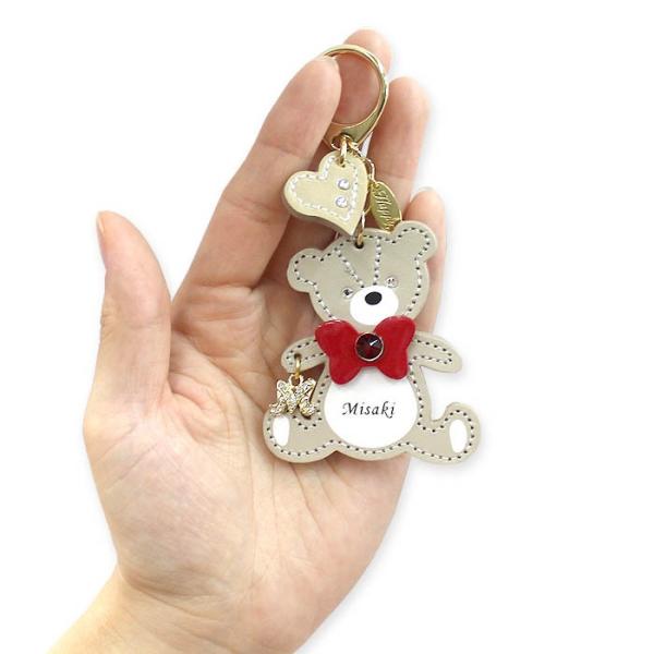 キーホルダー レディース かわいい 名入れ無料 くま キーリング 日本製 本革 レザー 可愛い お揃い ペア カップル ギフト プレゼント Buyee 日本代购平台 产品购物网站大全 Buyee一站式代购 Bot Online