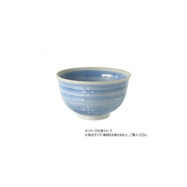 小花　茶碗 ブルー 403601