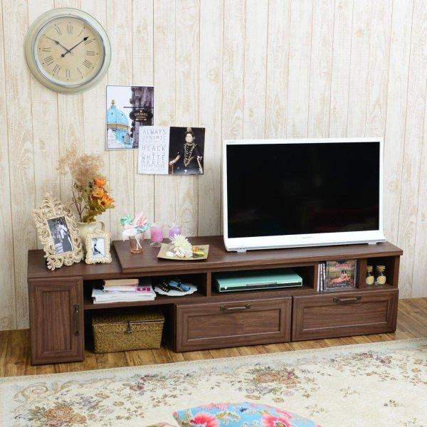 テレビ台 120 安い 収納 おしゃれ 北欧 ローボード 32インチ 120cm ロータイプ 伸縮テレビ台 32型 TV台 TVボード コーナー STFX38120SLQUOLI