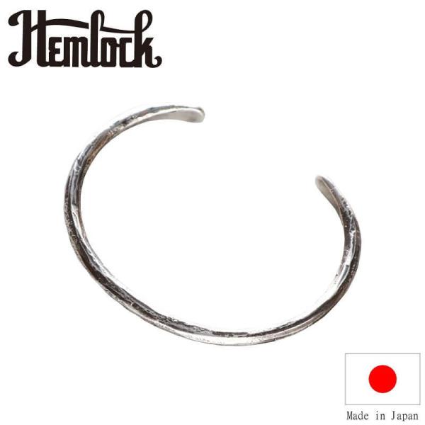 ヘムロック　バングル　ハンドメイド　925 Hemlock シルバーバングル hemlock ヘムロック RB Forged bangle -silver