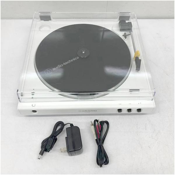E5836YO ◆0708【美品】ワイヤレス レコードプレーヤー オーディオテクニカ AT-LP60XBT WW 25年製 ターンテーブル家電 音響機器
