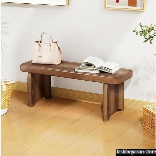 玄関ベンチ ダイニングチェア 2人かけ 玄関椅子 シューズラック 木製ベンチ ガーデンベンチ 椅子 木製ベンチ ナチュラル 木製 玄関チェア シンプルベンチ 廊下 寝室 部屋 木製 ニレ材 頑丈 花を飾る台 スツール