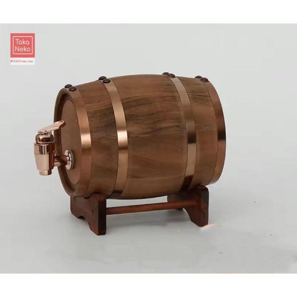 ?高品質素材：すべてのドラムは、堅牢性と耐久性、オーク材で作られたリークを検出するためにテストした、手作り、良質されています。<br><br>?絶妙な職人技：ウイスキー樽は、予熱焼き、炭化し、研磨し、あなたに最適なビ...