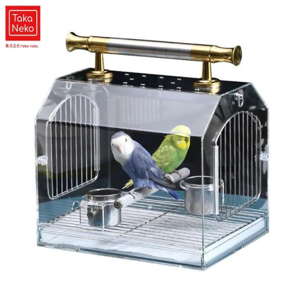 【軽量＆コンパクト設計で携帯便利】 本製品は小型軽量設計で、女性やお子様でも片手で楽々持ち運び可能。外出や通院、旅行など、さまざまなシーンで活躍します。オウムや小鳥とのお出かけが、もっと気軽でスマートに。【通気性よい・ムレ防止構造】 両サイ...