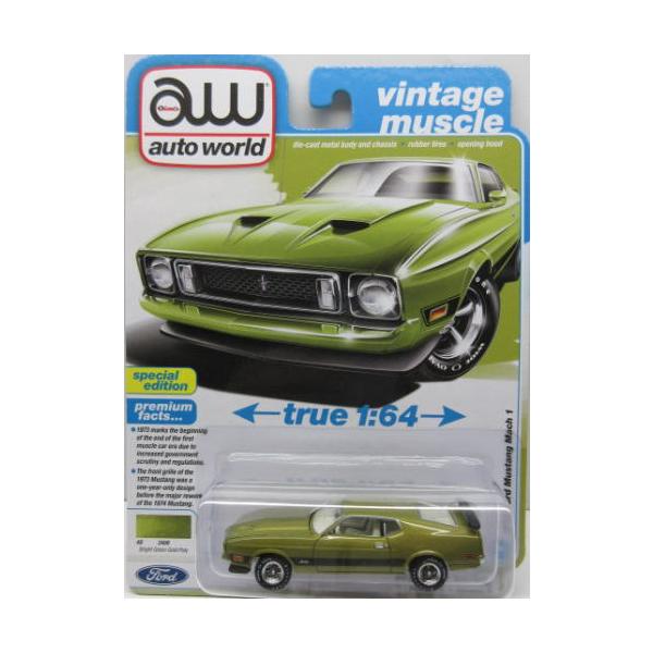1/64 フォード マスタング マッハ1 1973 Ford Mustang Mach1 Auto World