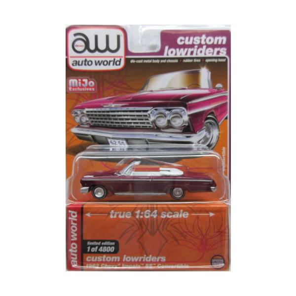 1/64 V{[ Cp 1962 Chevy Impala SS Convertible Auto World