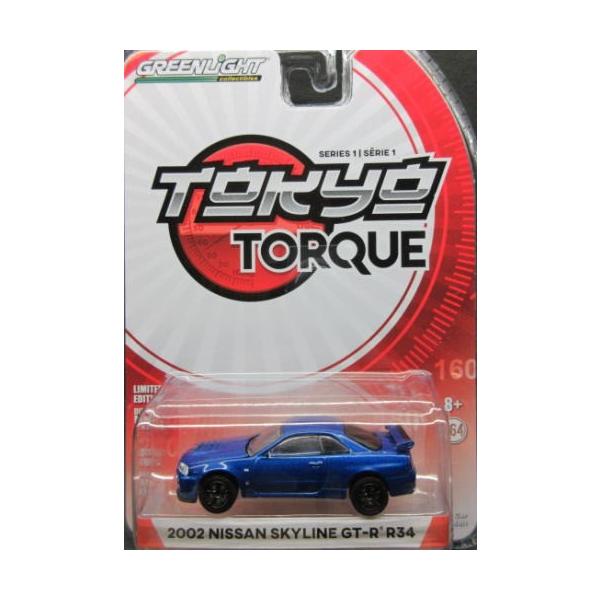 1/64 Y XJCC 2002 Nissan Skyline GT-R R34 O[Cg GREENLIGHT