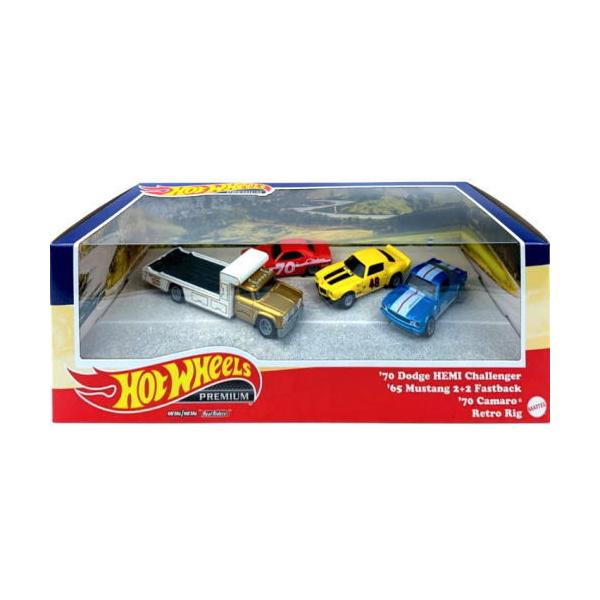 希少ホットウィール4台セット 1/64 プレミアム コレクター 4台セット ホットウィール Hot