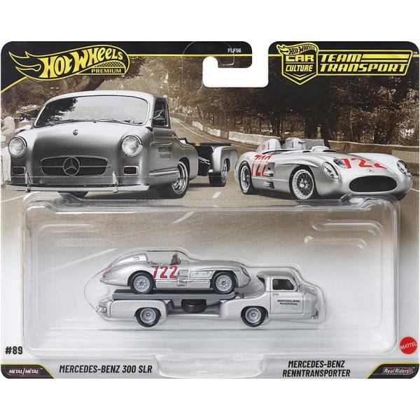 1/64 Mercedes-Benz 300 SLR Renn transporter ホットウィール Hot