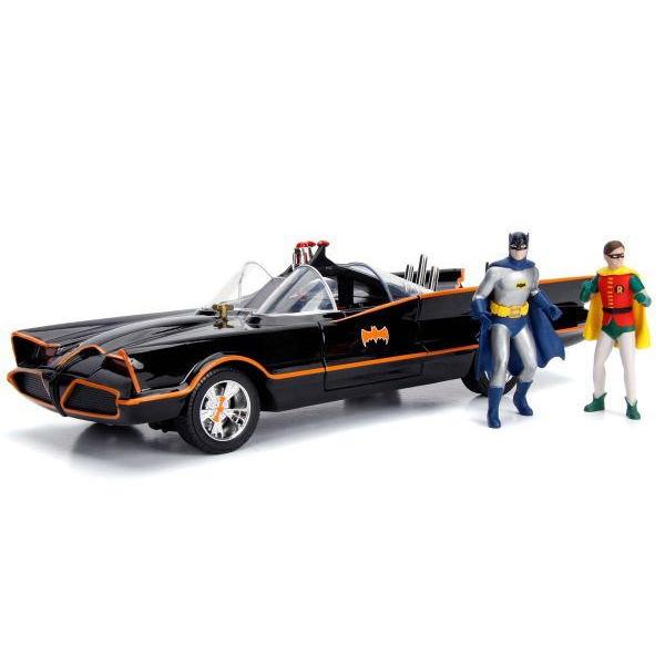 バットマン クラシックTVシリーズ バットモービル 1:18 フィギュア付き 1/18 バットモービル バットマン & ロビン Classic TV Series