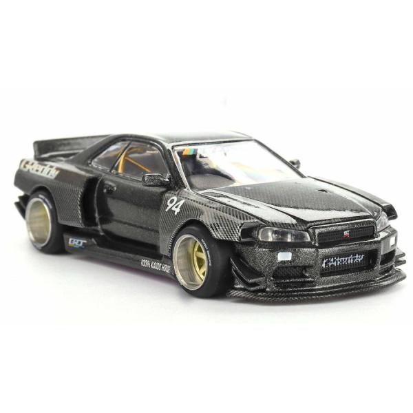 1/64 Nissan Skyline GT-R (R34) Kaido Works V2 クローズボックス入 MINI GT × Kaido House