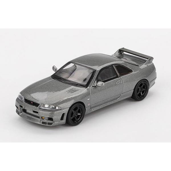 1/64 Nissan Skyline GT-R Nismo BCNR33 CRS Version Dark Metal Gray RHD MINI GT