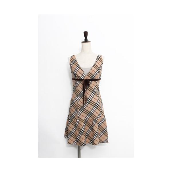 バーバリー Burberry Blue Label ワンピース レディース ノースリーブ 秋冬 ベージュ系 S 古着 Buyee Buyee 日本の通販商品 オークションの代理入札 代理購入
