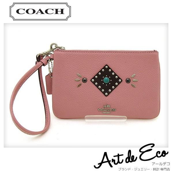 コーチ ポーチ スモール リストレット ウィズ ウェスタン リベット Coach ブランド レディース 人気 おすすめ 中古 美品 3 1nz 05 ブランド品通販 アールデコ 通販 Yahoo ショッピング