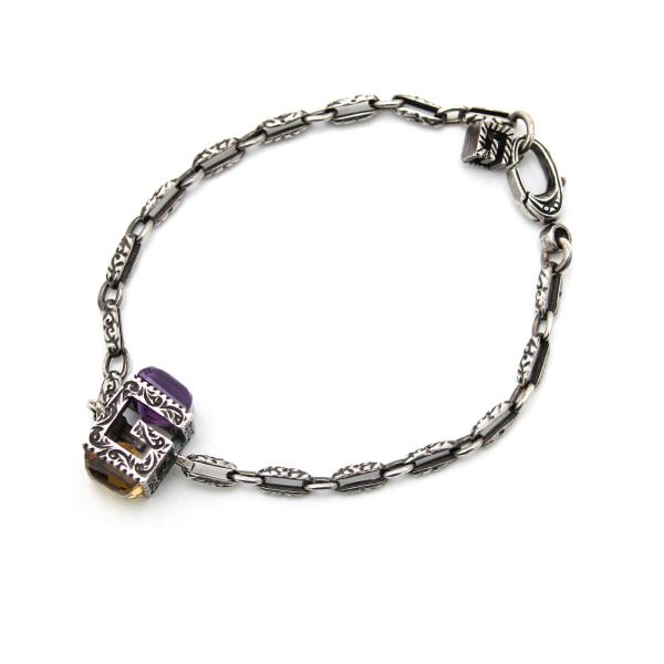 グッチ ブレスレット スクエアg カラーストーン 5508 Ag925 シルバー Gucci ブランド アクセサリー メンズ レディース おすすめ 中古 美品 3 7bkr 03 ブランド品通販 アールデコ 通販 Yahoo ショッピング