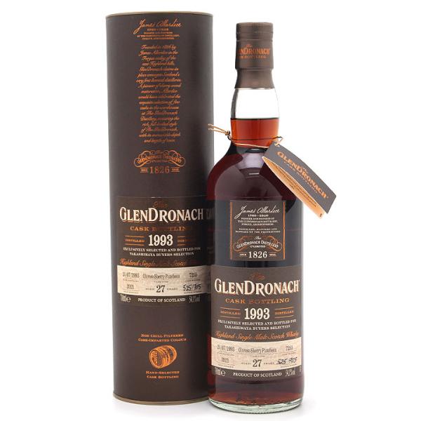 グレンドロナック - 古酒 スコッチ ウイスキー GLENDRONACH グレンドロナック 27年 1993 オロロソシェリーパンチョン 54.1% 700ml 筒付 シングルモルト 洋酒 グレンドロナック 古酒 スコッチ ウイスキー GLENDRONACH 27年