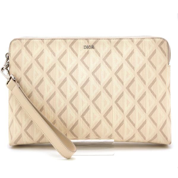 Dior クラッチバッグ ホワイト/ブラック Christian Dior - 新品タグ付☆Diorメンズ☆クラッチバッグ