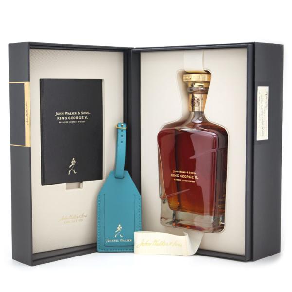John Walker&Sons KING GEORGE V バカラ空瓶&空箱 John Walker & Sons King George V Blended Scotch Whisky 750ml
