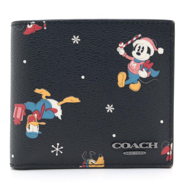 COACH（コーチ） 二つ折り財布 ディズニー創立100周年記念 ミッキー
