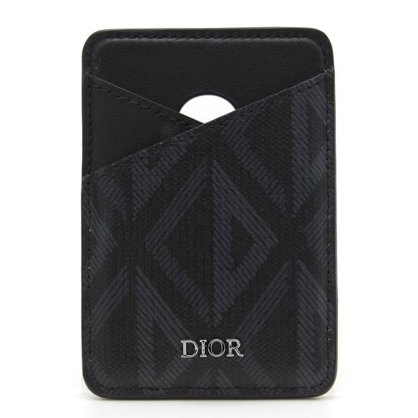 Christian Dior(クリスチャンディオール) 名刺&カードケース 即納！DIOR ビジネスカードホルダーディオール グラビティレザー (Dior