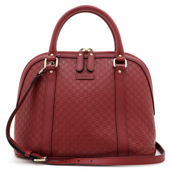 GUCCI（グッチ） ハンドバッグ マイクログッチシマ 449663 レッド