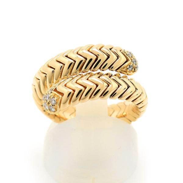 BVLGARI（ブルガリ） 指輪 新品仕上げ済 K18YG スピガ 12P