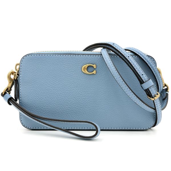 極美品 COACH 3005 アクセサリーポーチ ワンショルダー 水色 6094 r-deco-online_251020-3-12er-03