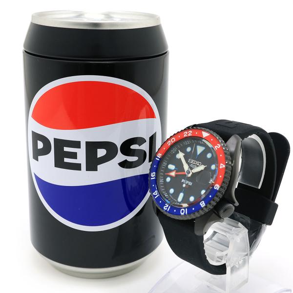 【国内500本限定・新品未使用】SEIKO SBSC023 ペプシベゼル　GMT SEIKO（セイコー） 腕時計 5スポーツ SKX series SBSC023 ペプシコラボ