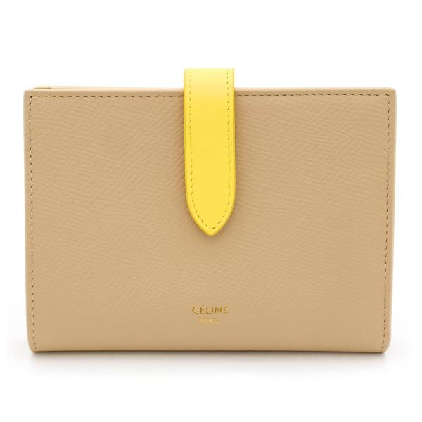 CELINE（セリーヌ） 二つ折り財布 ミディアム ストラップウォレット