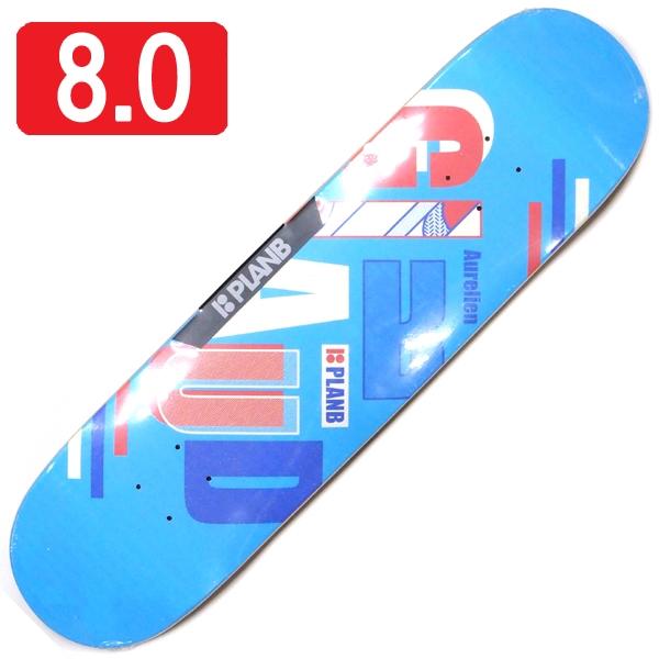デッキテープ付き！　PLAN B 8.0インチ　スケボー 8.0