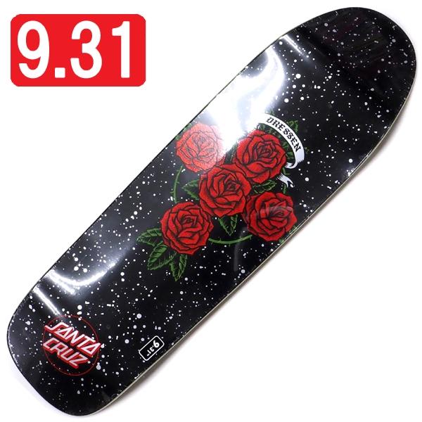 Santa Cruz Eric Dressen Rose Cross スケボー Santa Cruz Dressen Rose Cross Shaped Deck 9.31