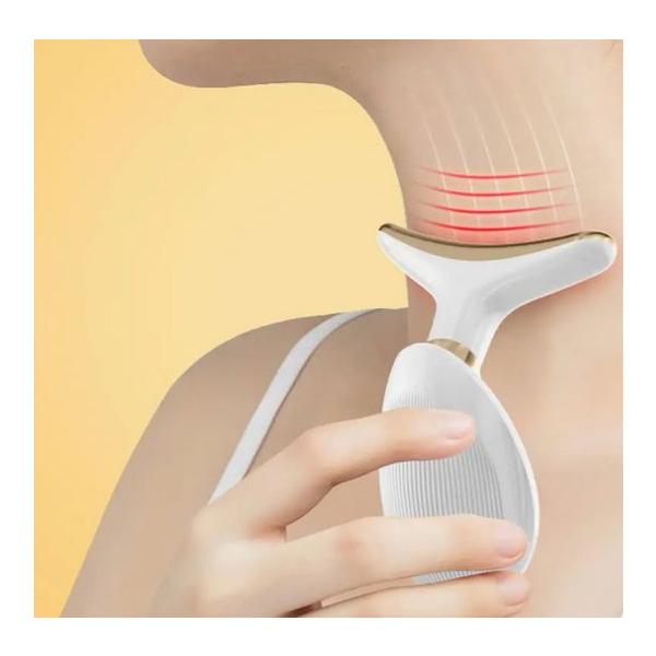 振動で美容液とクリームで顔をマッサージするのに大いに役立ちます