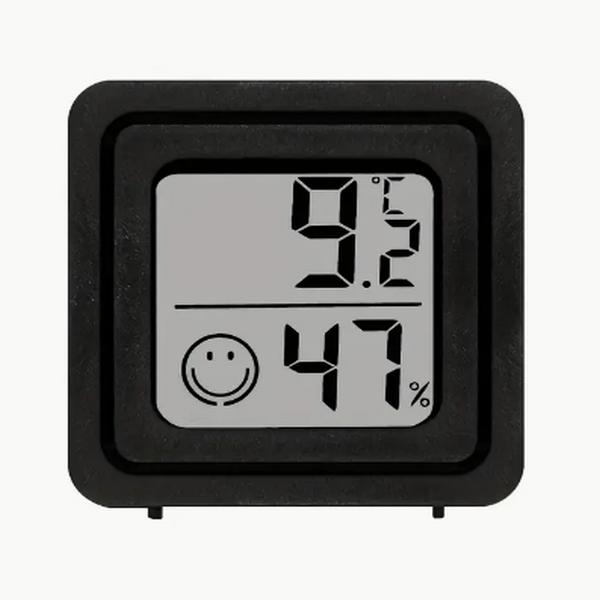 デジタル温度計・湿度計 - 屋内/車/屋外用、電池式（充電式ではありません）、コンパクト設計、家庭/オフィス/旅行に最適 - 大人、オフィスでの温度管理に
