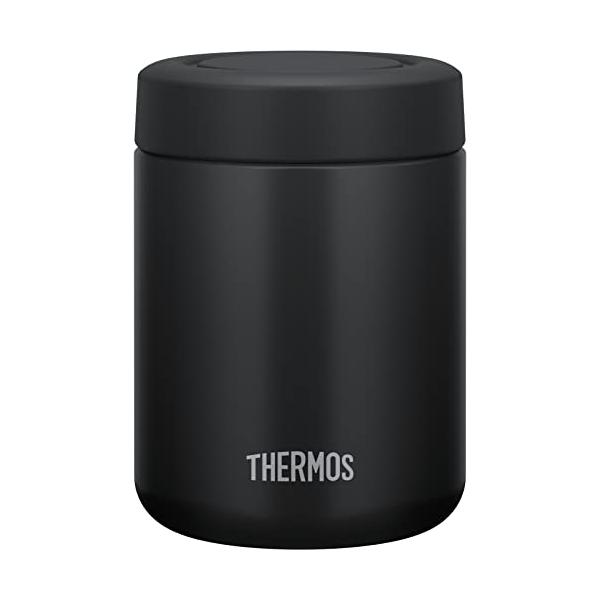 サーモス 真空断熱スープジャー 500ml ブラック スタンダードモデル 保温保冷 お手入れ簡単 口当たりがやさしい丸口設計 JBR-501 BK