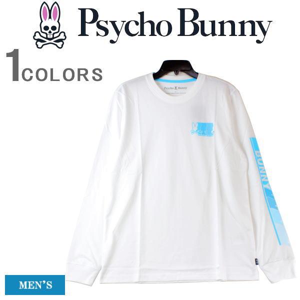 Psycho Bunny サイコバニー メンズ 長袖Tシャツ 長袖 バニー 