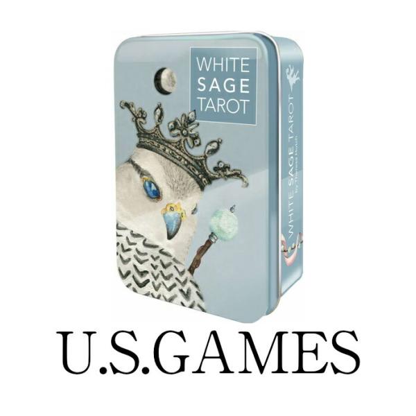 【正規販売店】 タロットカード ホワイト セージ タロット 缶入り WHITE SAGE TAROT 美しい 綺麗 おすすめ
