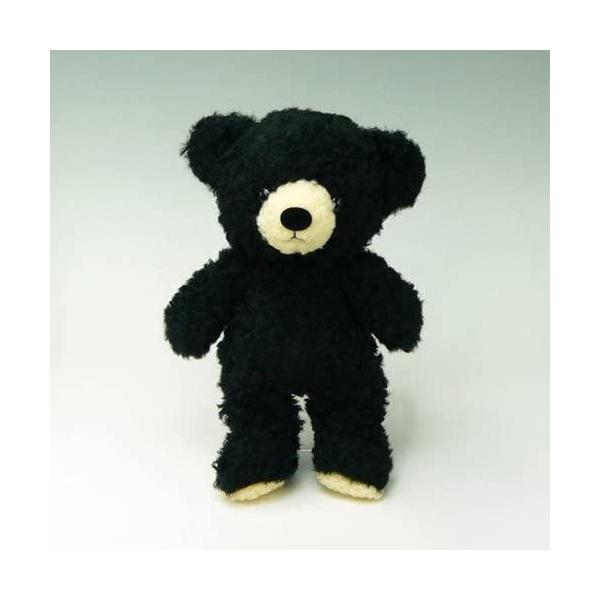 【正規販売店】 童心オリジナル 日本製 クマのフカフカM ぬいぐるみ 高さ29cm ブラック