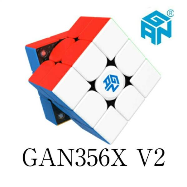 【正規販売店】 30日間保証 GAN356X V2.0 競技向け 磁石内蔵3x3x3キューブ GANCUBE ガンキューブ ステッカーレス ルービックキューブ