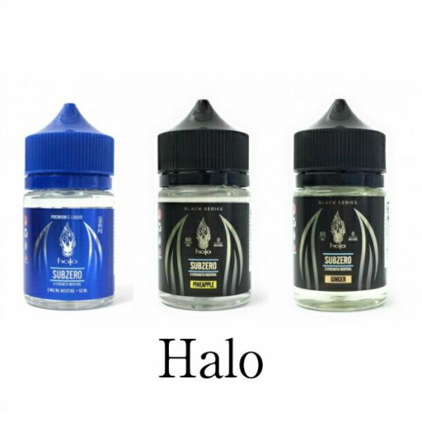【正規販売店】 Halo ヘイロー SUB ZERO サブゼロ 50ml PREMIUM E-LIQUID blue/BLACK SERIES 60ml 電子タバコ ノンニコチン リキッド