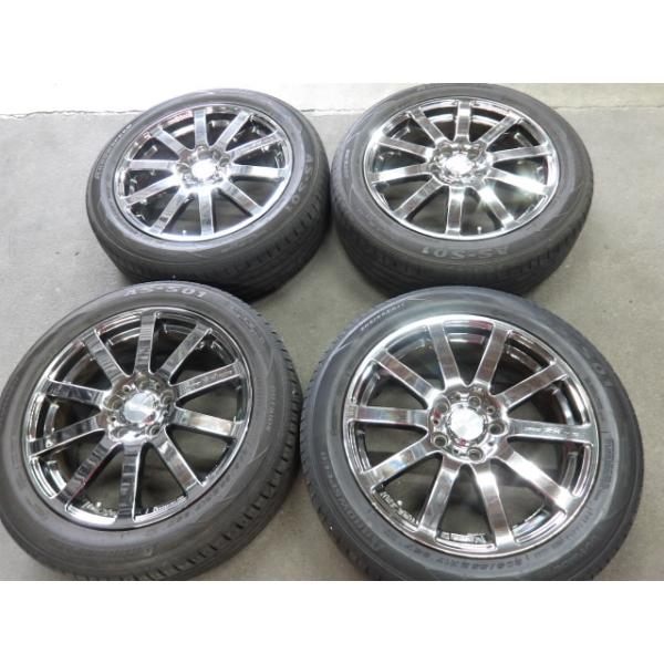 無限 MUGEN 17インチ 5穴 205/55R17 2024年製タイヤ付 r-rex1_202505-01844719-3566