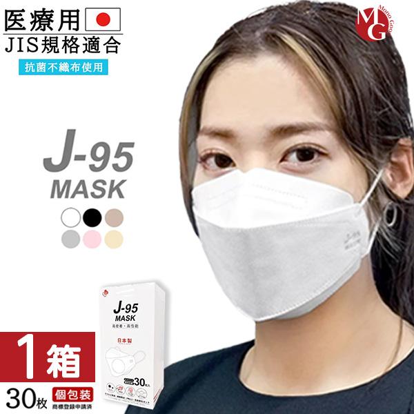J-95 マスク 30枚入り 6パック J-95マスク30枚入】JIS規格適合・医療用レベルクラス3 4層構造