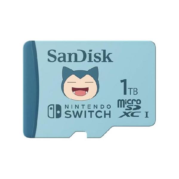 SanDisk 1TB ポケモン Relaxo microSDカード Nintendo Switch用