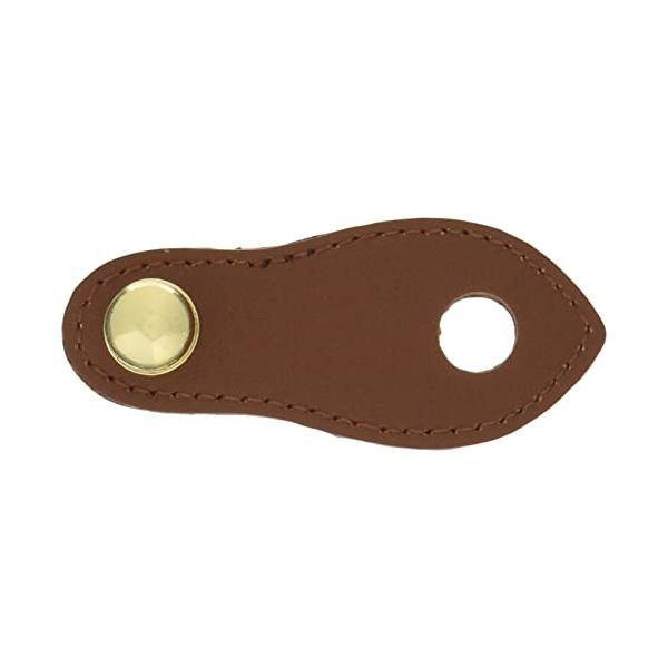 他サイト： KIWAYAPPS-BR 本革 PU ピンストラップ ブラウン (BRN 茶 エンドピンやジャック部分に付けたままでOKなピンストラップ)の商品画像