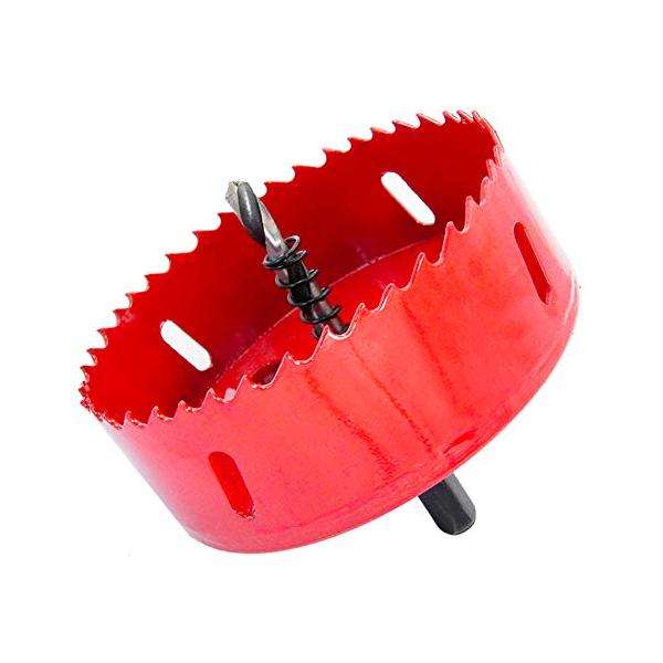 他サイト： TIDEWAY-JP ホールソー バイメタル 穴あけ ドリルビット 切削工具 鉄 アルミ 石膏ボード プラスチック 木材などに 切削直径100mの商品画像