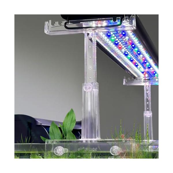 ミニマリストプラス(Lサイズ)/Large/DMR_ALHOLDER_PLUS・Size:Large・調整な水槽ライトホルダー：高さの調整によって、水草や魚などの水生生物に適する光の強さや範囲に変えることができます。さまざまな照明ニーズに合...