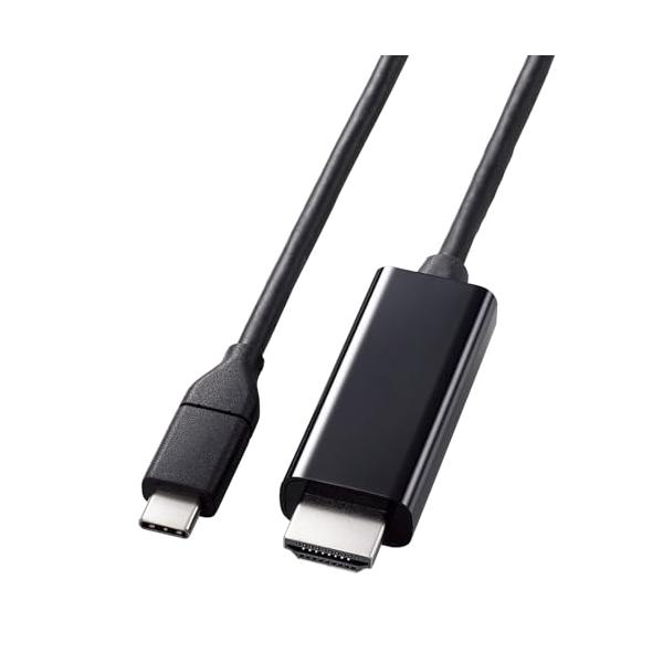 エレコム エレコム usb c - HDMI 変換ケーブル 2m やわらか 4K/60Hz マルチディスプレイ・ミラーリング対応 iPhone/